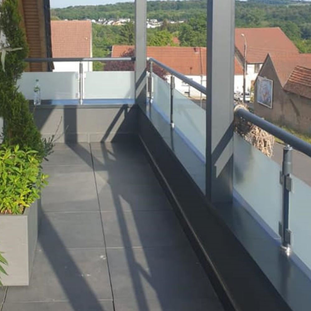 Garde-corps aluminium pour terrasse