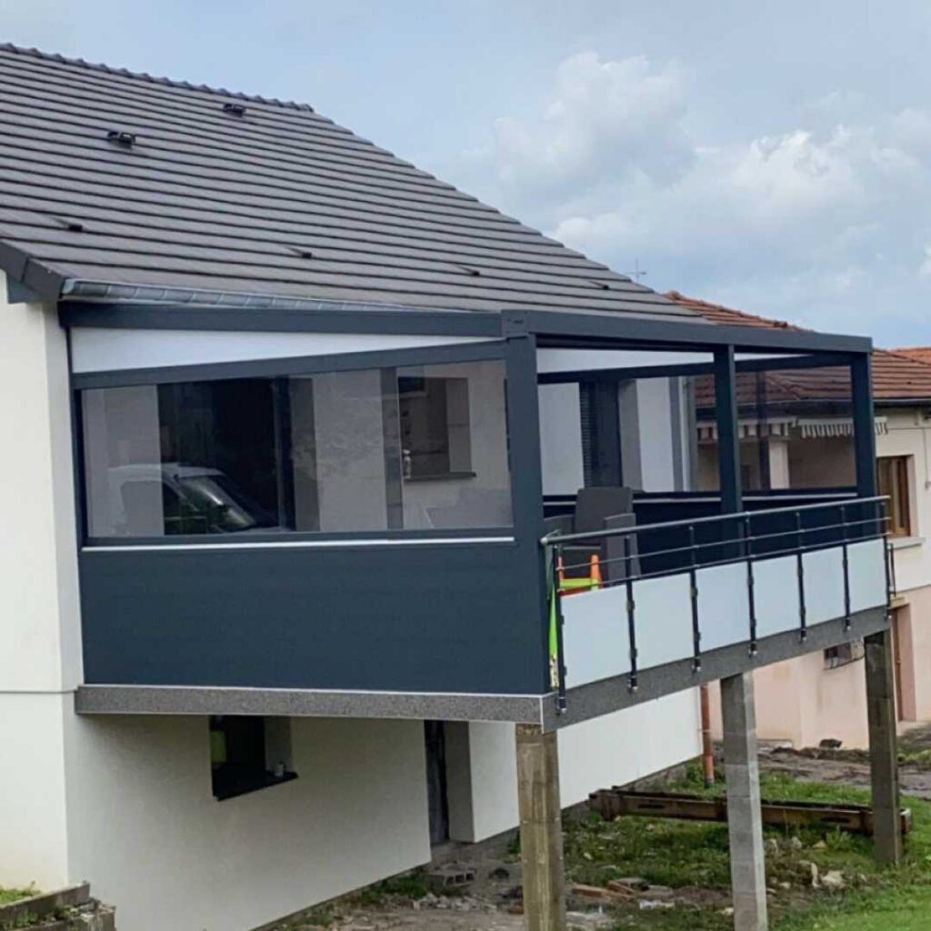 Pergola aluminium sur mesure Sarrenergy