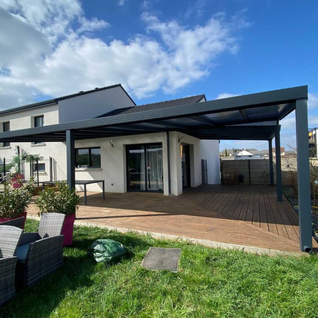 Pergola aluminium sur mesure Sarrenergy