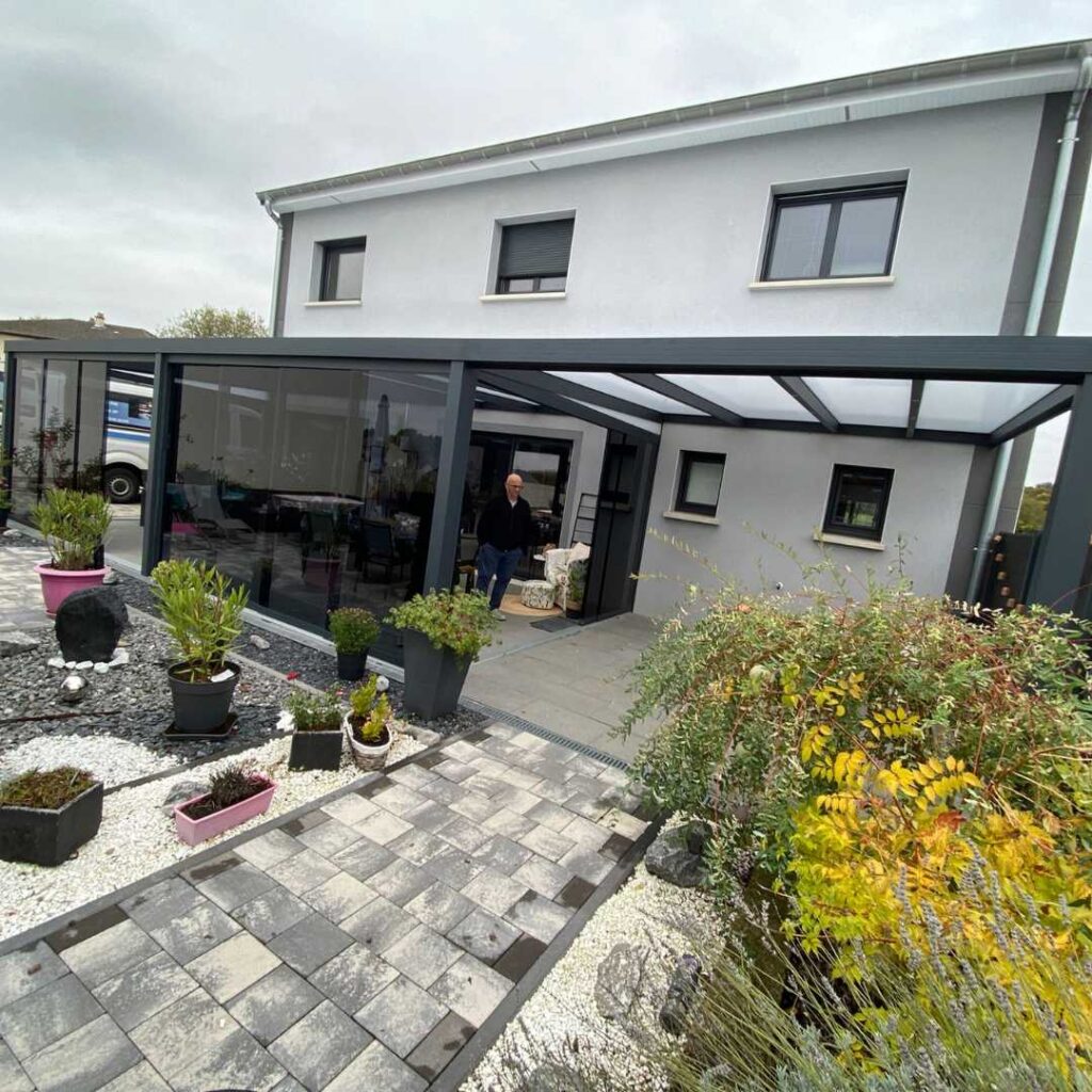 Pergola aluminium sur mesure Sarrenergy